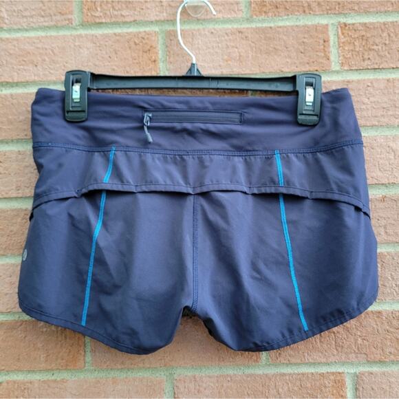 Lululemon Speed Short 4-way Stretch 2.5" Midnight Navy size 4 - Picture 5 of 8